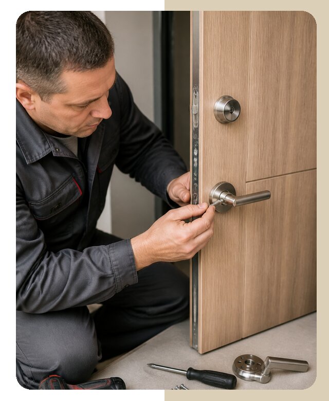 Замена дверной ручки в Киржаче по цене от 1547 р. | Дверной